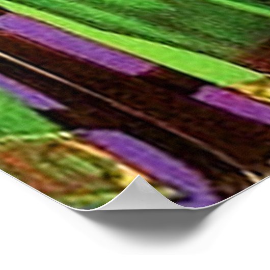 マタイ8:14 15ペテロの律法の母を癒す ポスター (角)