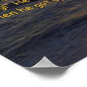 マタイ8:25-26 ポスター (角)