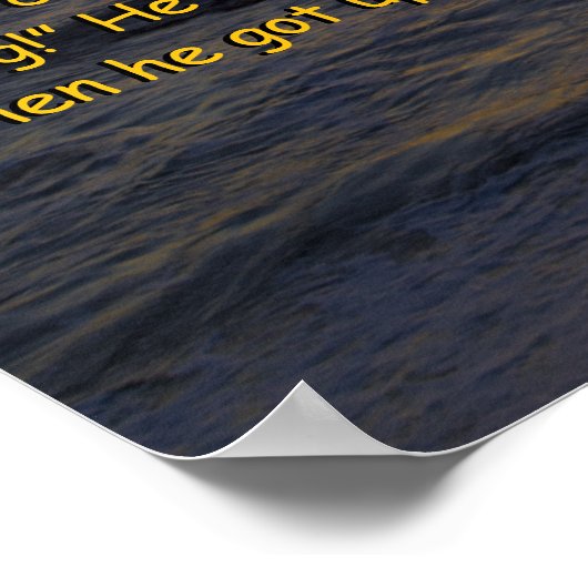 マタイ8:25-26 ポスター (角)