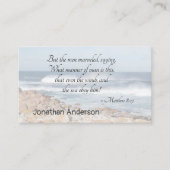 マタイ8:27イエスは嵐を鎮め、聖書の聖句 名刺 (正面)