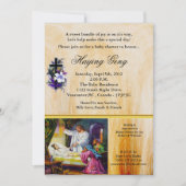 マタイ9:18-26イエスは女の子を生き返らせる 招待状 (正面)