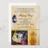 マタイ9:18-26イエスは女の子を生き返らせる 招待状 (正面/裏面)