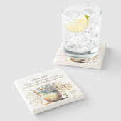 マタイ 11:28 イエスは言った、「私に来なさい」聖書の名言 ストーンコースター (横)