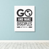 マタイ 28:19 キャンバスプリント (インサイチュ (ウッドフロア))