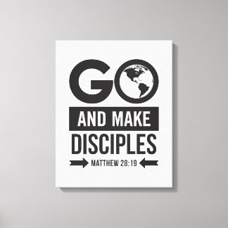 マタイ 28:19 キャンバスプリント