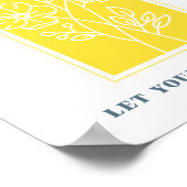 マタイ 5:16 あなたの光を輝かせよ キリスト教アート ポスター (角)