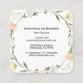 マタイ 5:8 心の清い者は幸いである 聖書 スクエア名刺 (裏面)