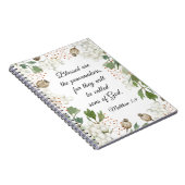 マタイ 5:9 平和を作る者は幸いなり ビアティチュード ノートブック (右側)