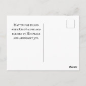 マタイ 7:7, 求めよ、そうすれば与えられる ポストカード (裏面)