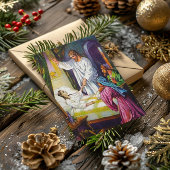 マタイ 9:18-26 イエスが少女を生き返らせる ポストカード