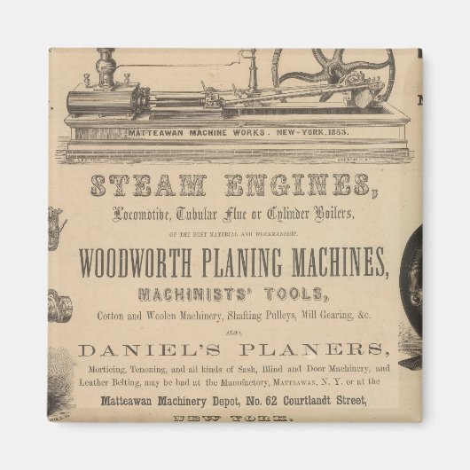 マタチワン機械倉庫 マグネット (正面)