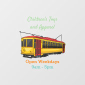 マタトロリー漫画イラストレーション ウィンドウサイン (シート)