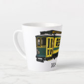 マタトロリー漫画イラストレーション カフェラテマグ (左アングル)