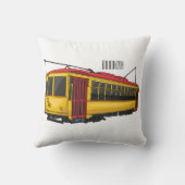 マタトロリー漫画イラストレーション クッション (裏面)