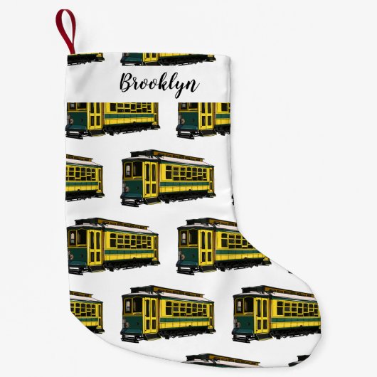 マタトロリー漫画イラストレーション スモールクリスマスストッキング (正面)