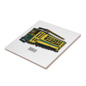 マタトロリー漫画イラストレーション タイル (側面)