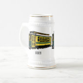 マタトロリー漫画イラストレーション ビールジョッキ (正面左)