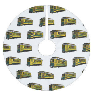 マタトロリー漫画イラストレーション ブラッシュドポリエステルツリースカート