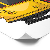 マタトロリー漫画イラストレーション ポスター (角)