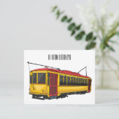 マタトロリー漫画イラストレーション ポストカード (スタンド正面)