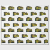 マタトロリー漫画イラストレーション ラッピングペーパー (フラット)