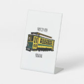 マタトロリー漫画イラストレーション 台座サイン (正面)