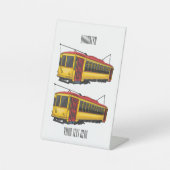 マタトロリー漫画イラストレーション 台座サイン (正面)