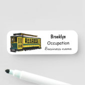 マタトロリー漫画イラストレーション 名札 (インサイチュ)