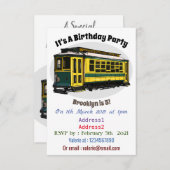 マタトロリー漫画イラストレーション 招待状 (正面/裏面)