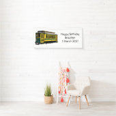 マタトロリー漫画イラストレーション 横断幕 (インサイチュ)