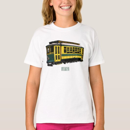 マタトロリー漫画イラストレーション Tシャツ (正面)