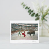 マタドールがブル・スペインを放逐しようとしている景色 ポストカード (スタンド正面)