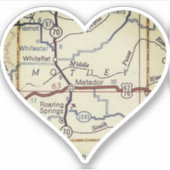 マタドールTXレトロマップ シール (正面)