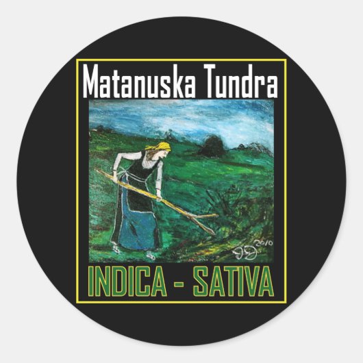 マタヌスカトゥンドラ(MATANUSKA TUNDRA INDICA SATIVA) ラウンドシール (正面)