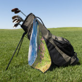 マタヌスカバレー、サウスセントラルアラスカ ゴルフタオル (グリーン)