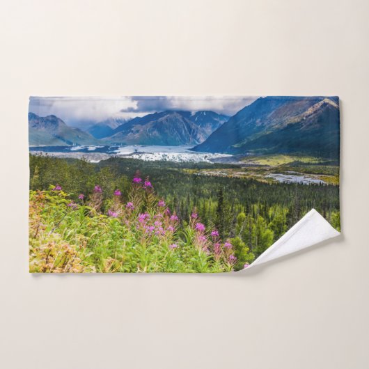 マタヌスカバレー、サウスセントラルアラスカ バスタオルセット (ハンドタオル)