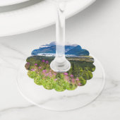 マタヌスカバレー、サウスセントラルアラスカ ワイングラスタグ (クローズアップ)