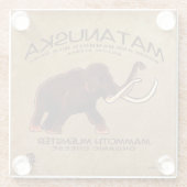 マタヌスカマンモスミュンスターチーズ ガラスコースター (裏面)