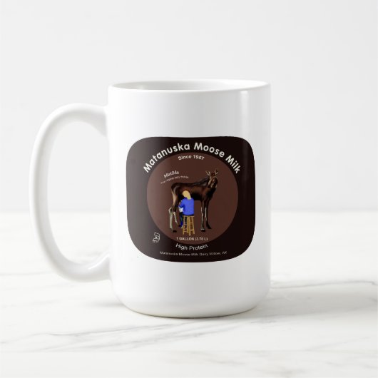 マタヌスカムースミルク コーヒーマグカップ (左)