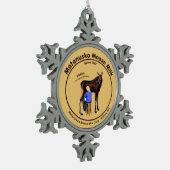 マタヌスカムースミルク スノーフレークピューターオーナメント (左)