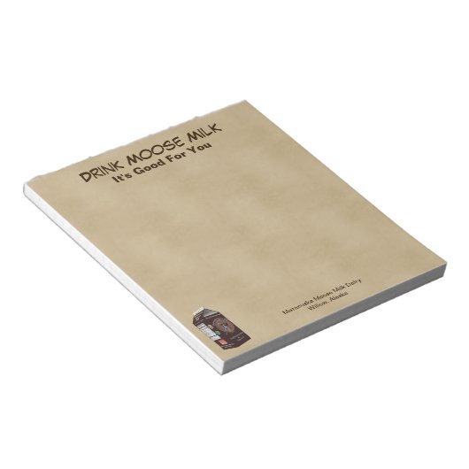 マタヌスカムースミルク ノートパッド (アングル)