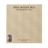 マタヌスカムースミルク ノートパッド (正面)