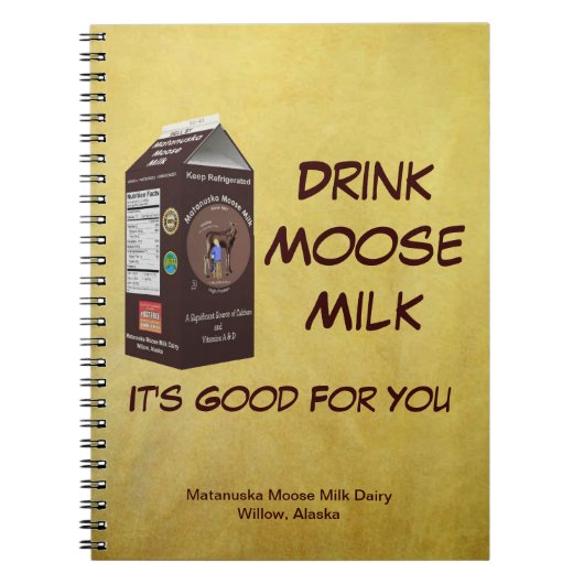 マタヌスカムースミルク ノートブック (正面)