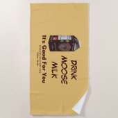 マタヌスカムースミルク ビーチタオル (正面)