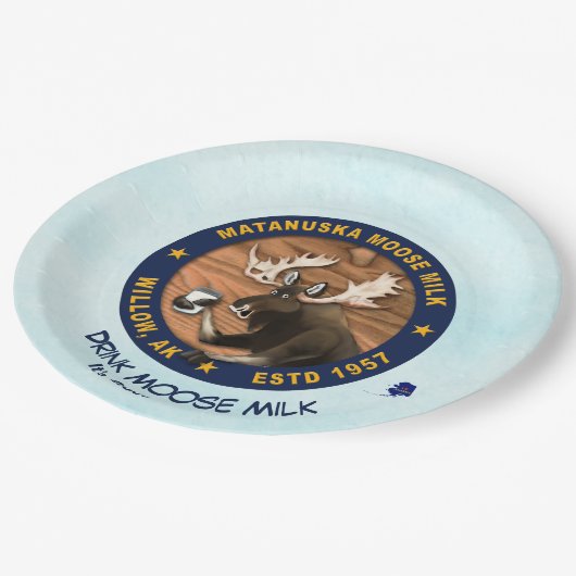 マタヌスカムースミルク ペーパープレート (アングル)