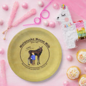 マタヌスカムースミルク ペーパープレート (パーティー)