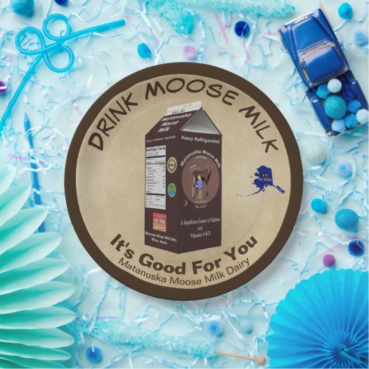 マタヌスカムースミルク ペーパープレート (パーティー)