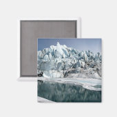 マタヌスカ氷河の口アラスカ マグネット (正面/裏面)