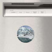 マタヌスカ氷河の口アラスカ マグネット (インサイチュ (食洗機))