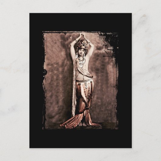 マタハリベリーダンサーコスチューム ポストカード (正面)